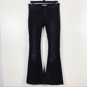 Free People Black Flare Jeans